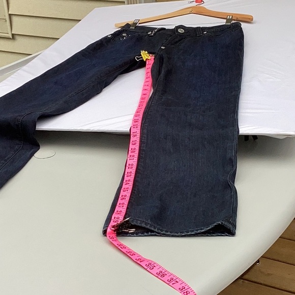 Preloved Hugo Boss Handcrafted jeans. Dark wash with button fly. - Picture 13 of 16